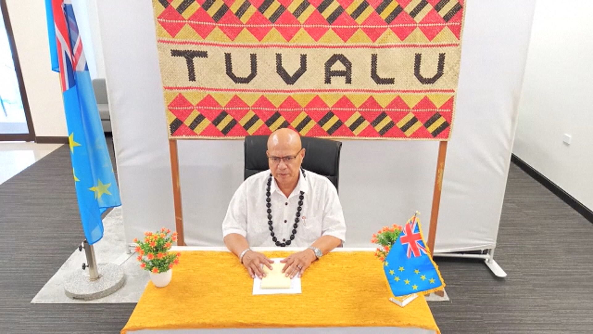 圖瓦盧總理特奧重申與台北保持外交關係