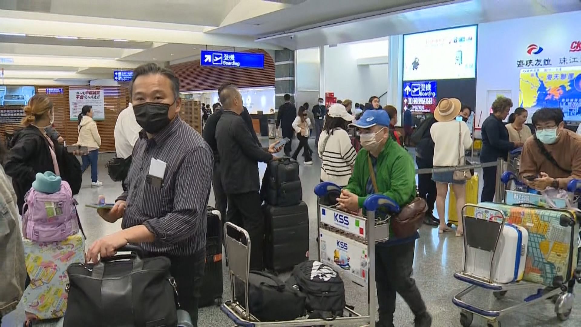 台灣桃園機場南跑道關閉維修 來往港台航班受影響