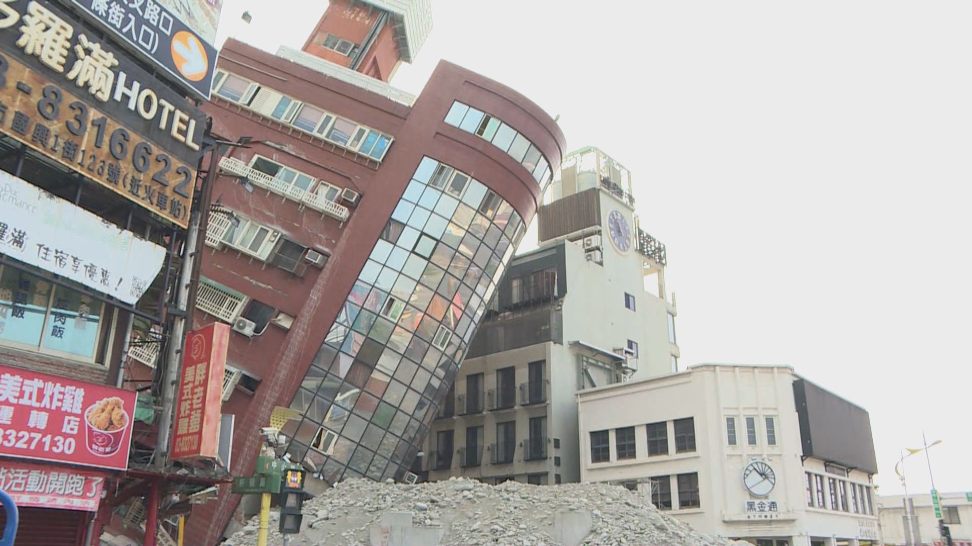 花蓮天王星大樓今起清拆 本台記者採訪期間遇5.4級餘震