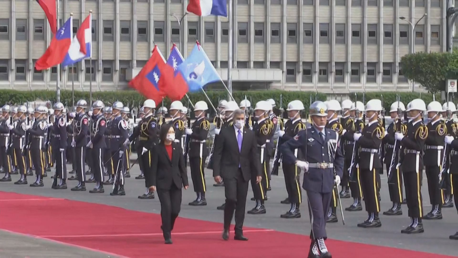 巴拉圭總統訪台　出席歡迎儀式