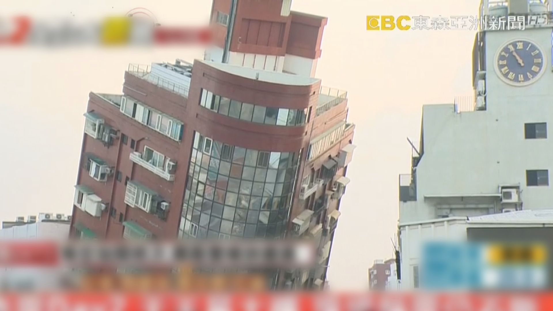 【台灣地震】當局連夜清拆部分建築物 包括出現嚴重傾斜的五層大樓