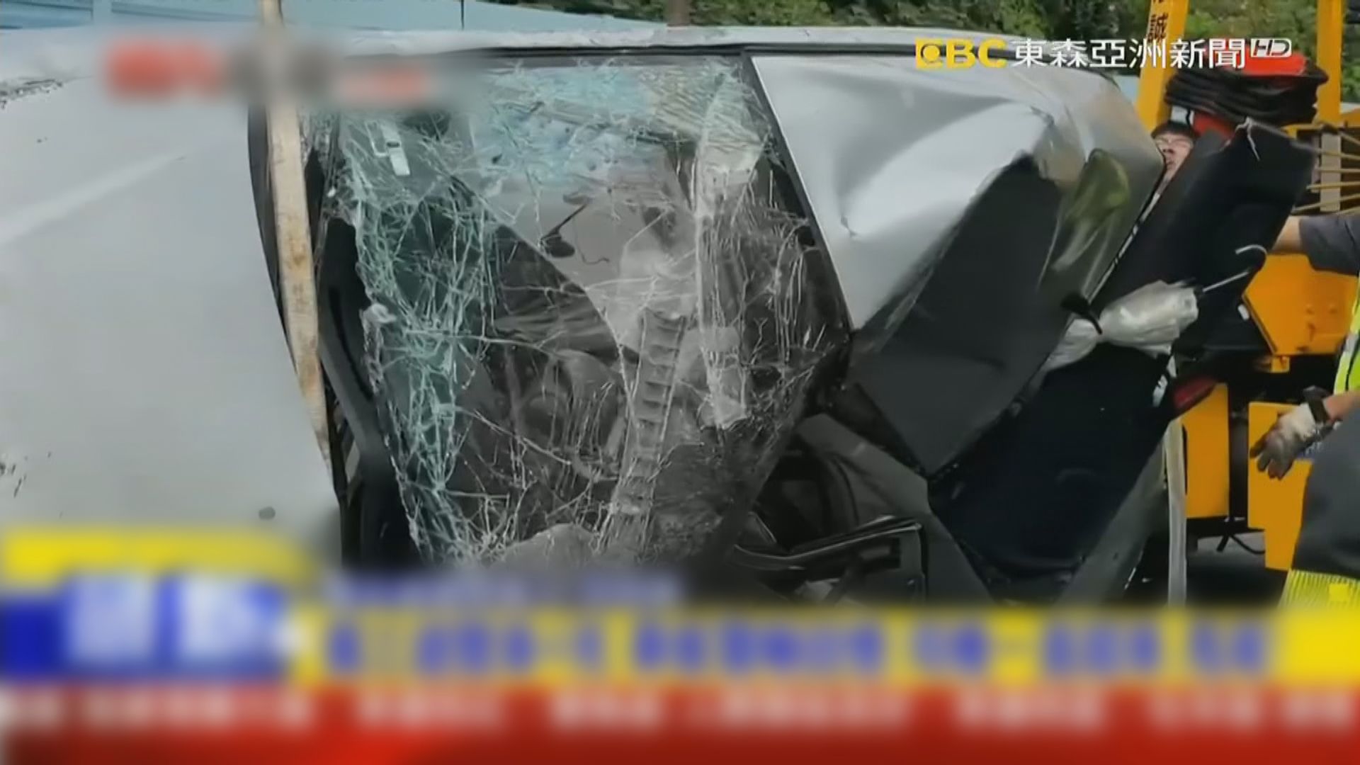 台灣雲林縣私家車與旅遊巴相撞 釀4死22傷