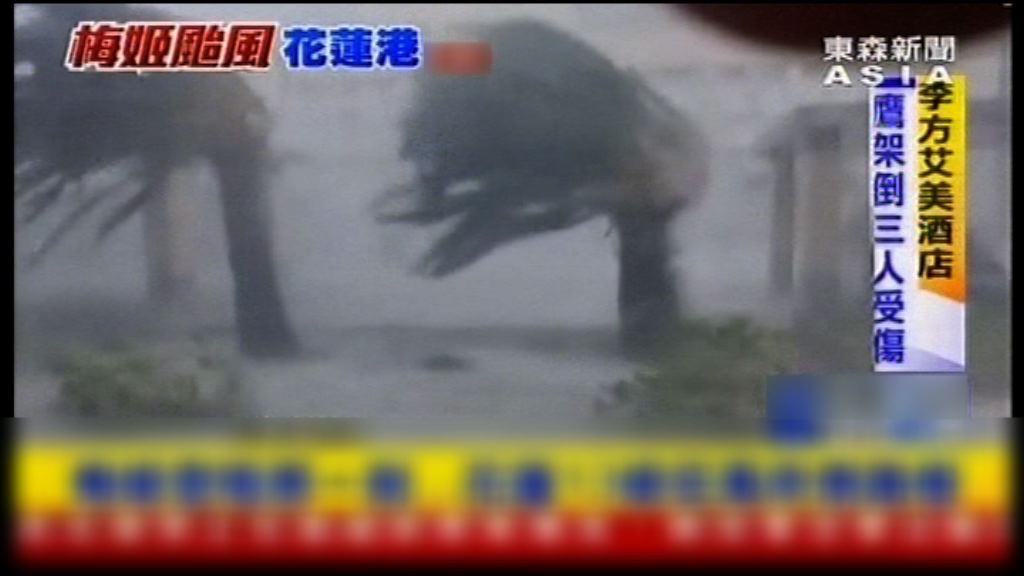 強颱風鮎魚登陸台灣　多處狂風暴雨
