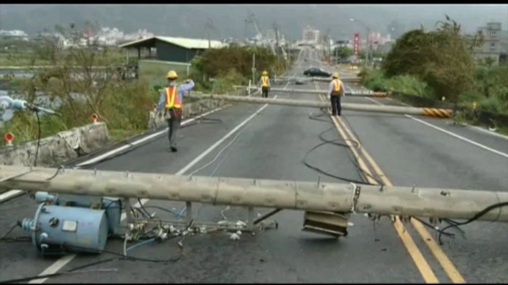 熱帶風暴海棠接力吹襲台灣料多地暴雨