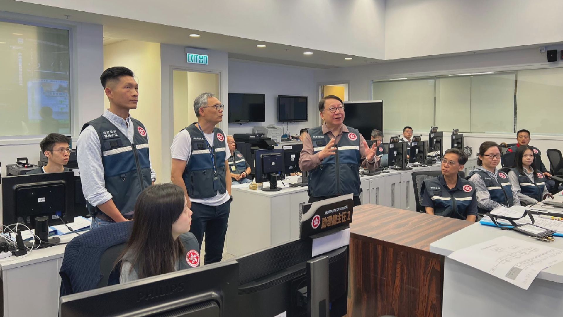 打風｜陳國基：韋帕襲港下各部門會做好應對準備