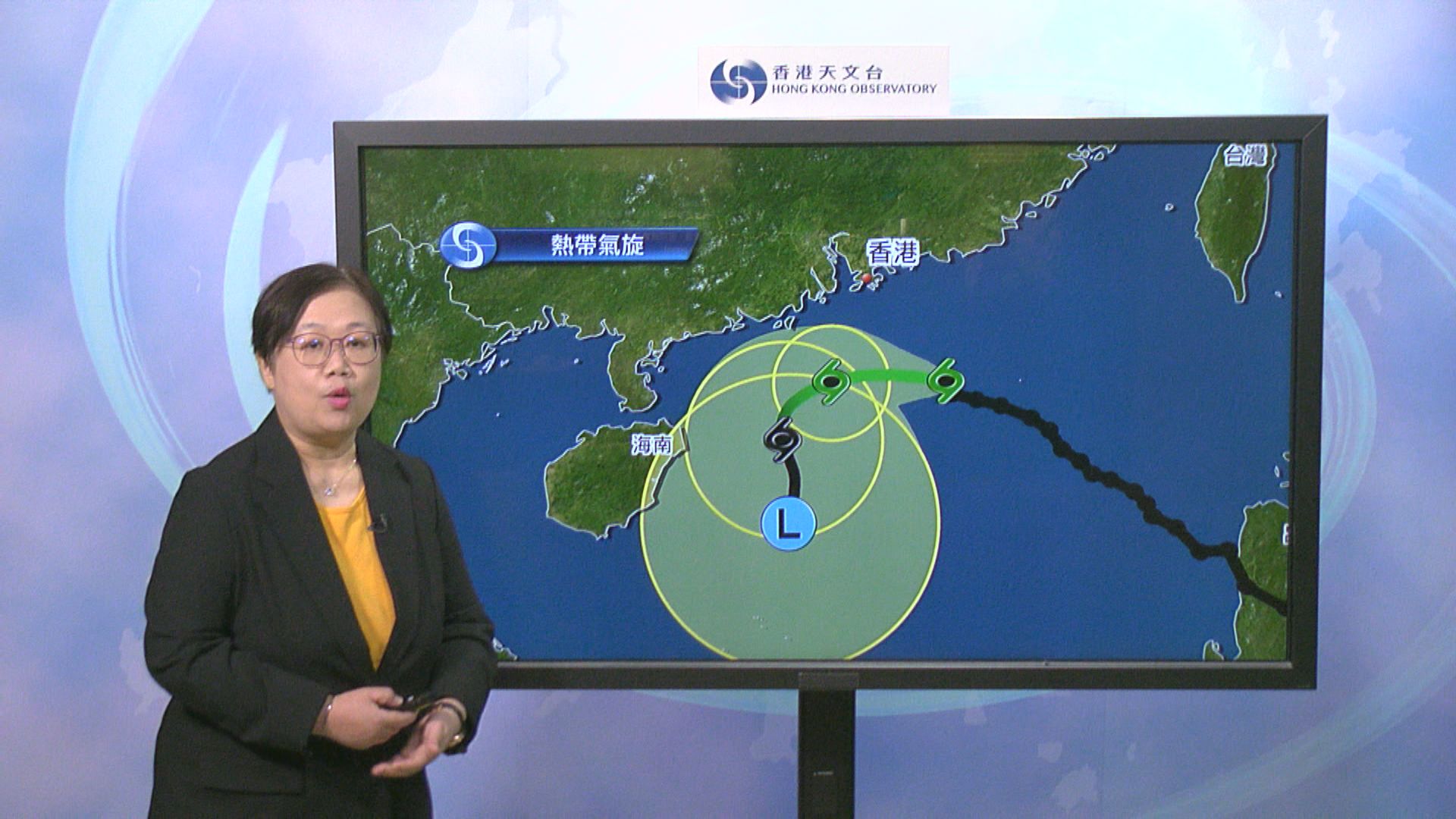 天文台指今晚11時10分將改發八號烈風或暴風信號