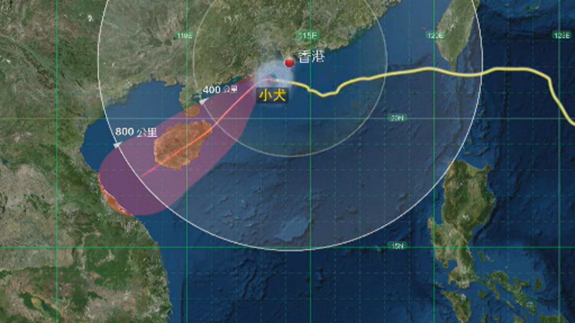 港島東、九龍東及將軍澳午夜起錄得逾200毫米雨量