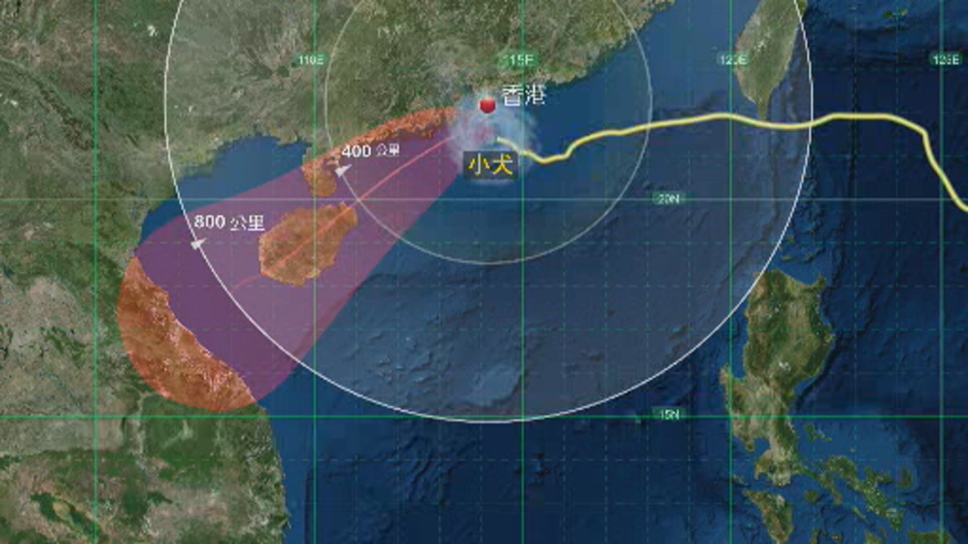 八號東北烈風或暴風信號生效