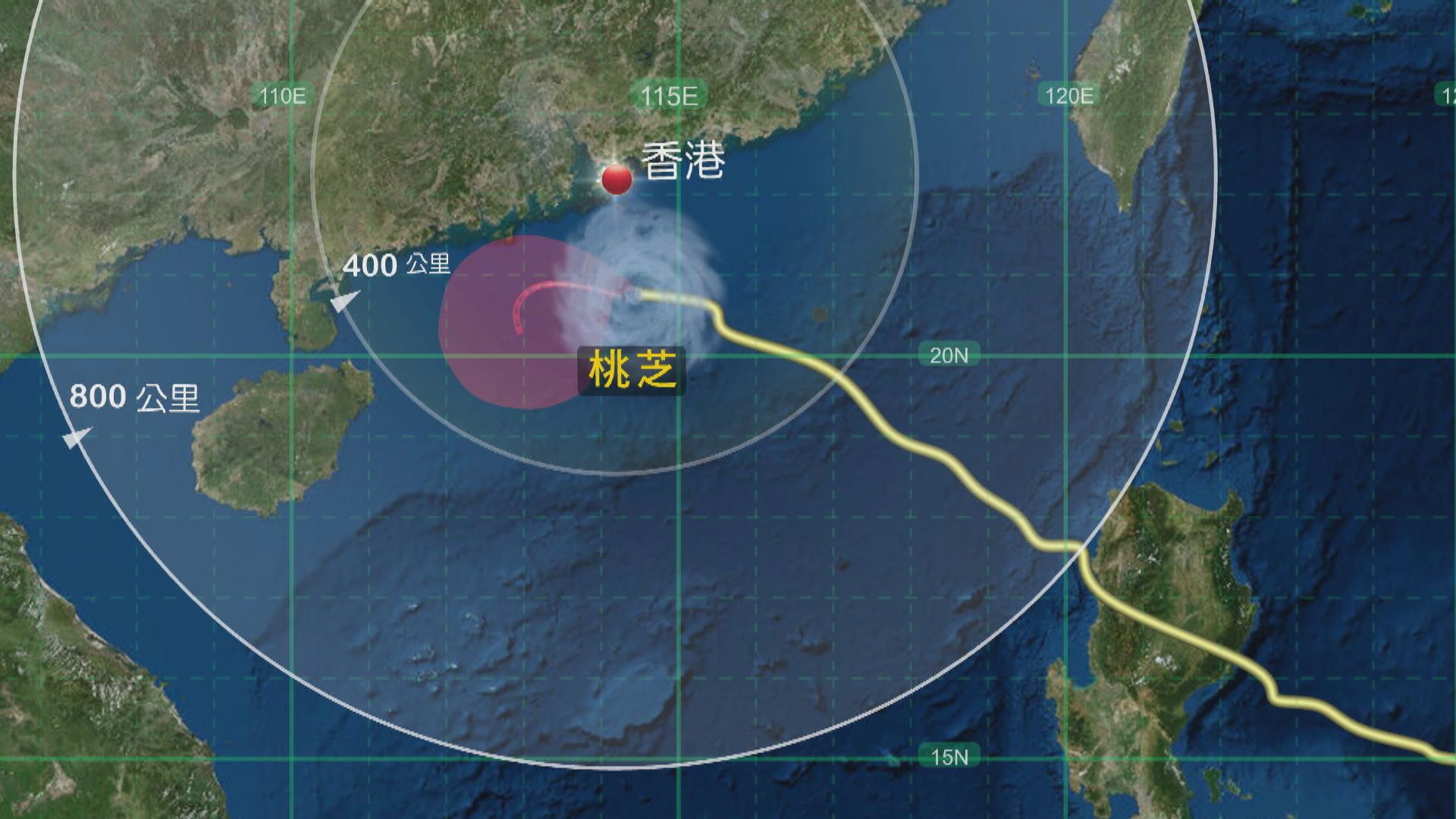 天文台指三號信號會在今日日間大部分時間維持