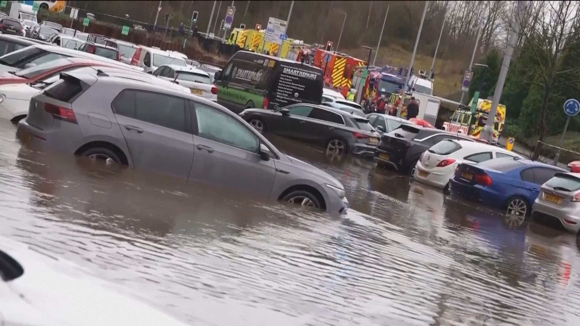 英國多地大雨　大曼徹斯特地區進入重大事故狀態