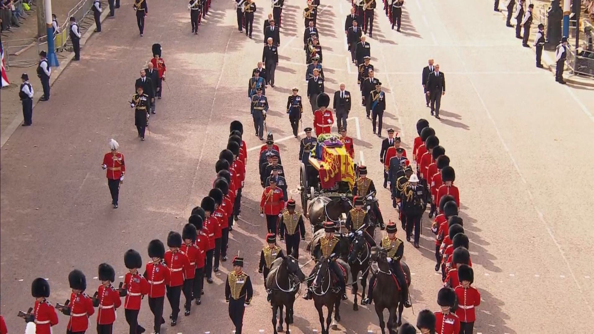 英女王國葬當地周一上午舉行