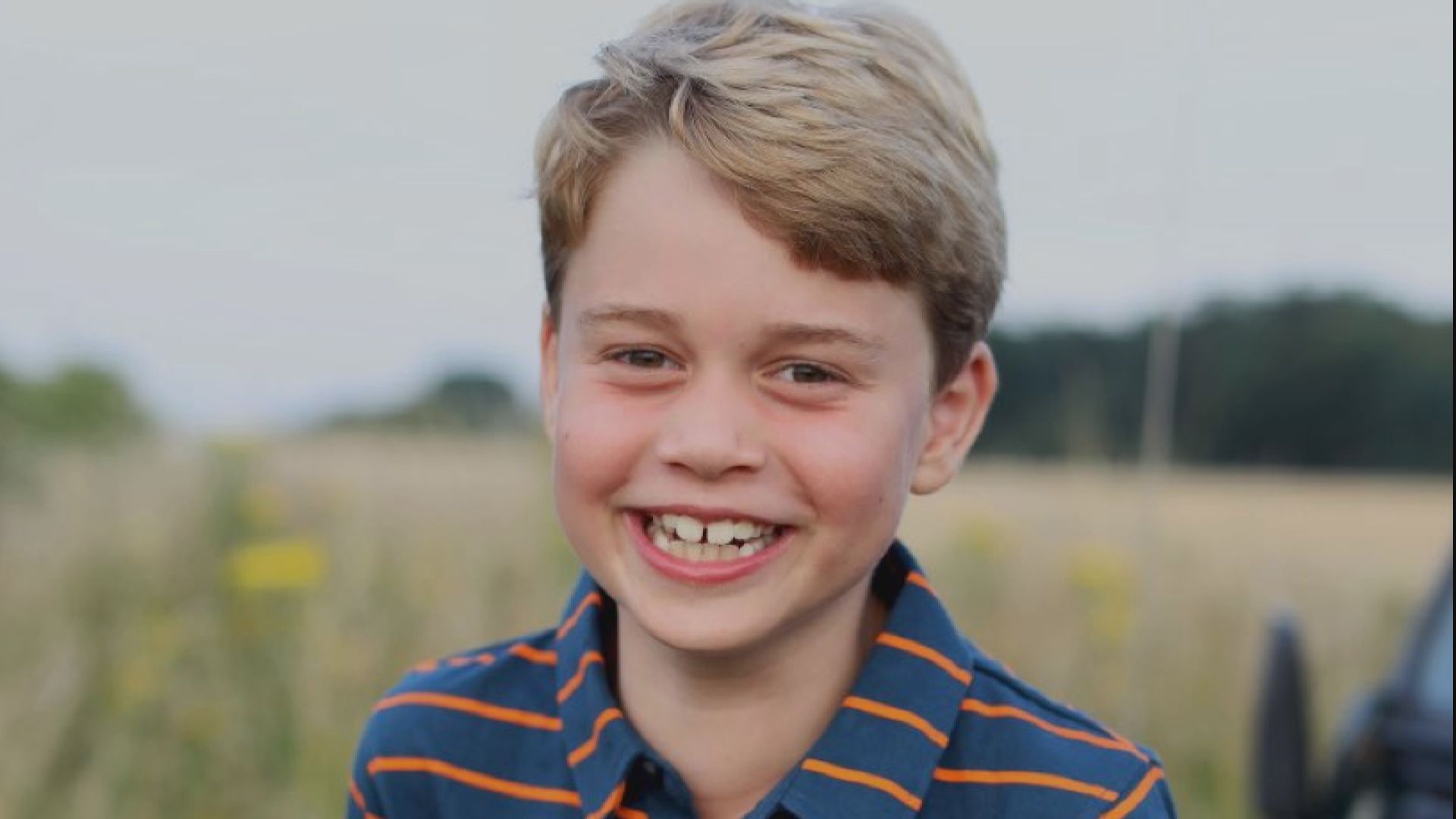 英國喬治小王子八歲生日　肯辛頓宮發布官方照片