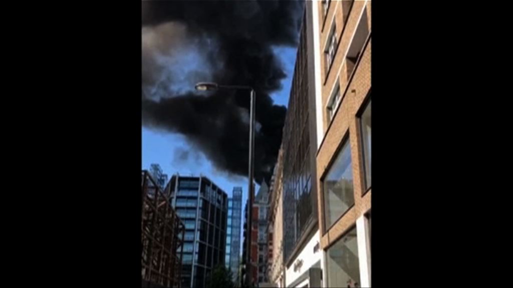 倫敦文華東方酒店發生火警