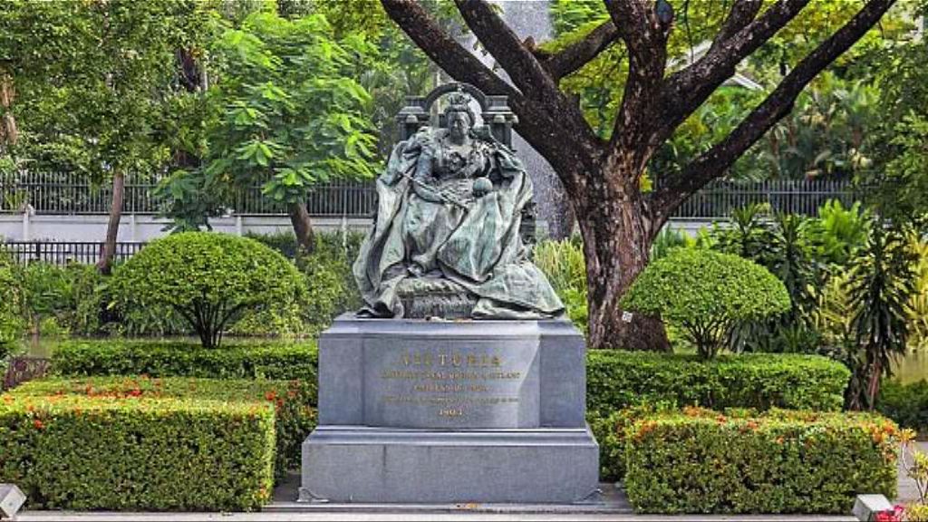 維多利亞女王像於曼谷大使館屹立一世紀