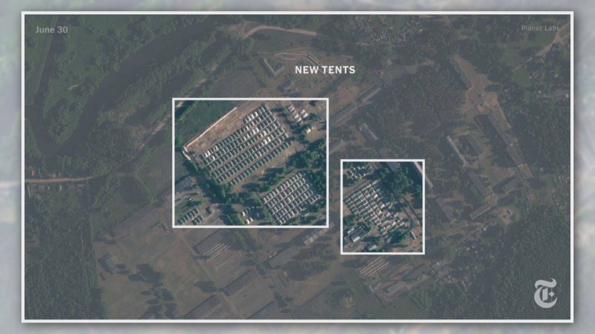 白俄廢置基地搭建帳篷疑供瓦格納集團使用 烏克蘭加強北部軍事部署