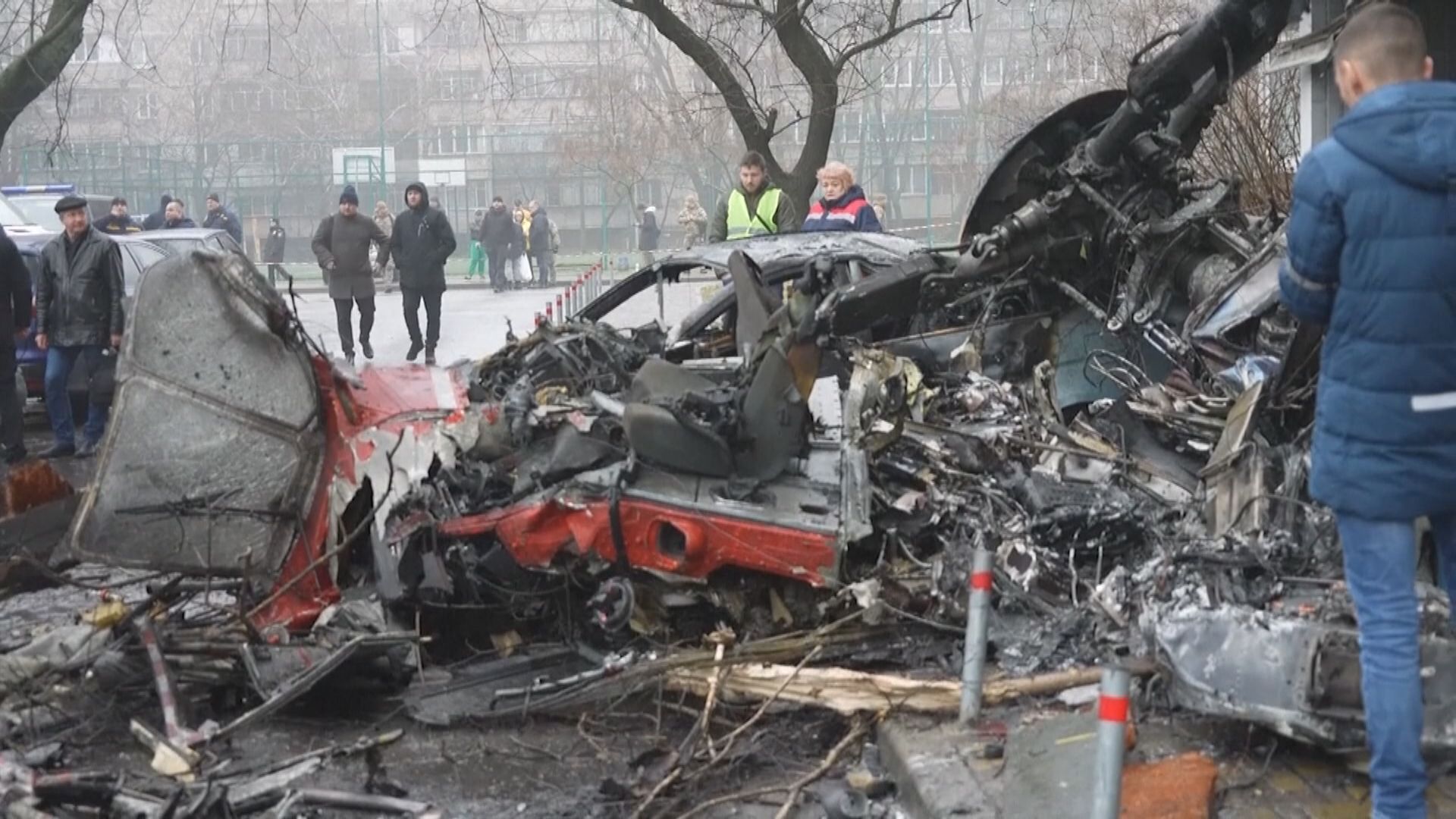烏克蘭內政部長在直升機墜毀事故中死亡