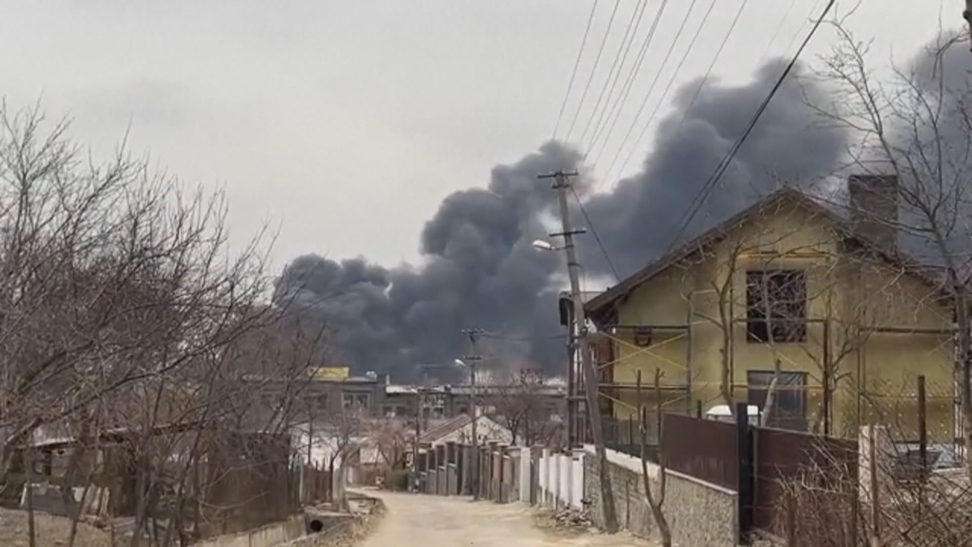 烏克蘭首都基輔等多個地方遭到轟炸