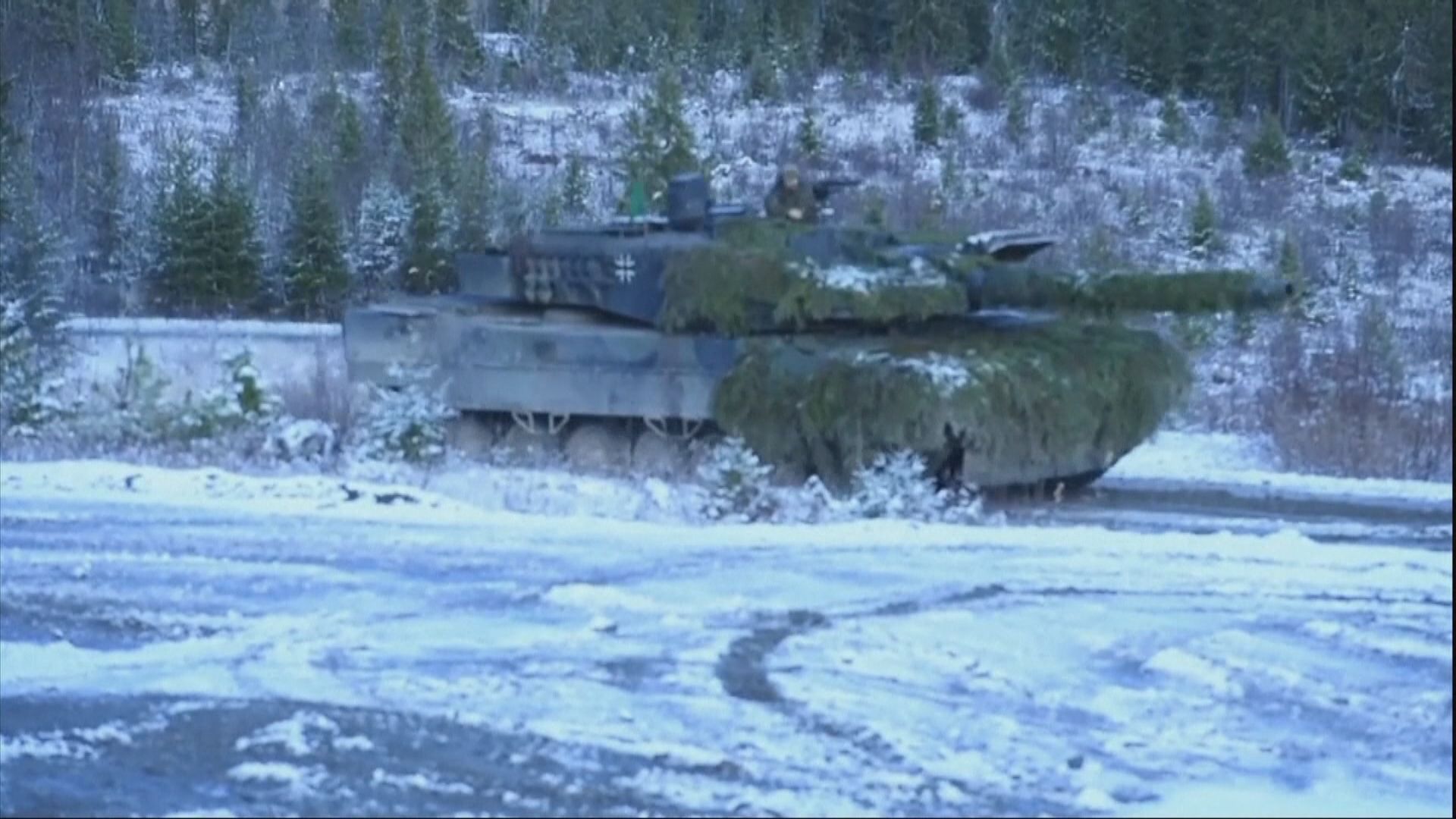 德國宣布向烏克蘭提供豹2型坦克　初步14架