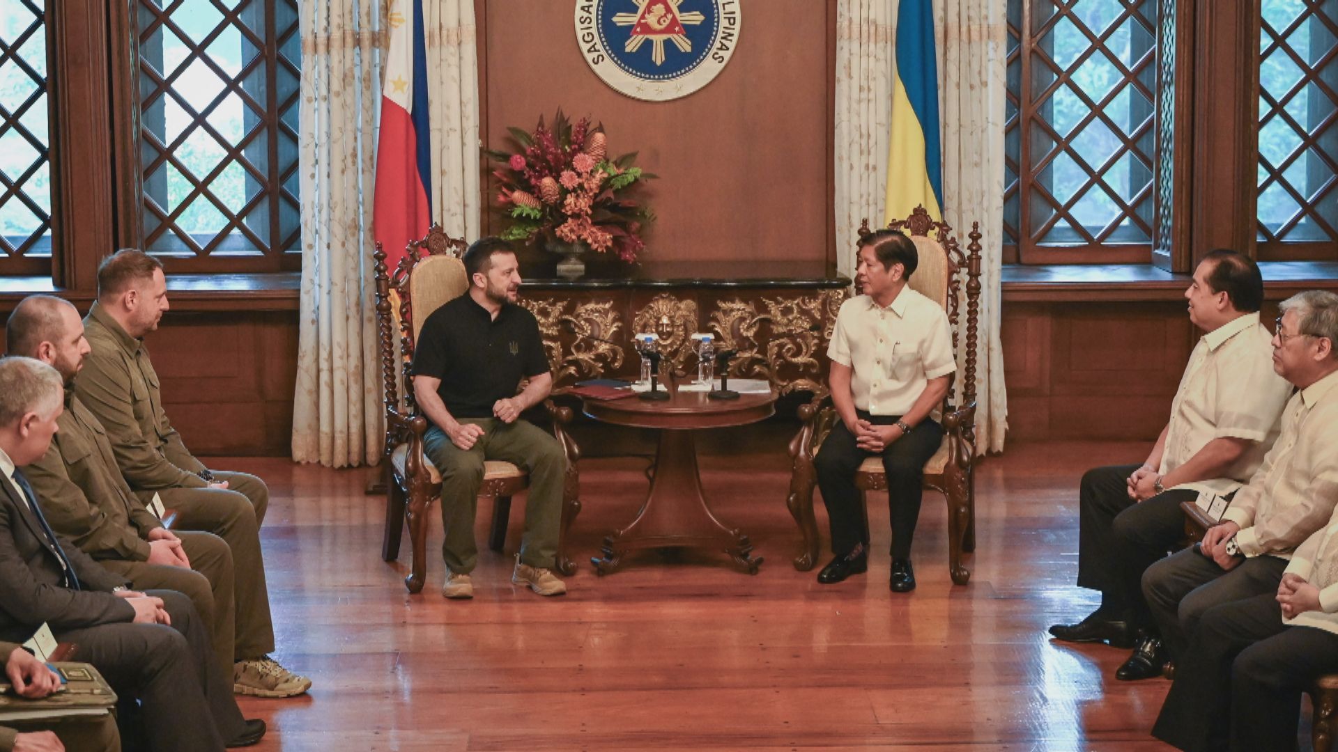 澤連斯基訪菲律賓晤小馬可斯 宣布今年內設烏大使館
