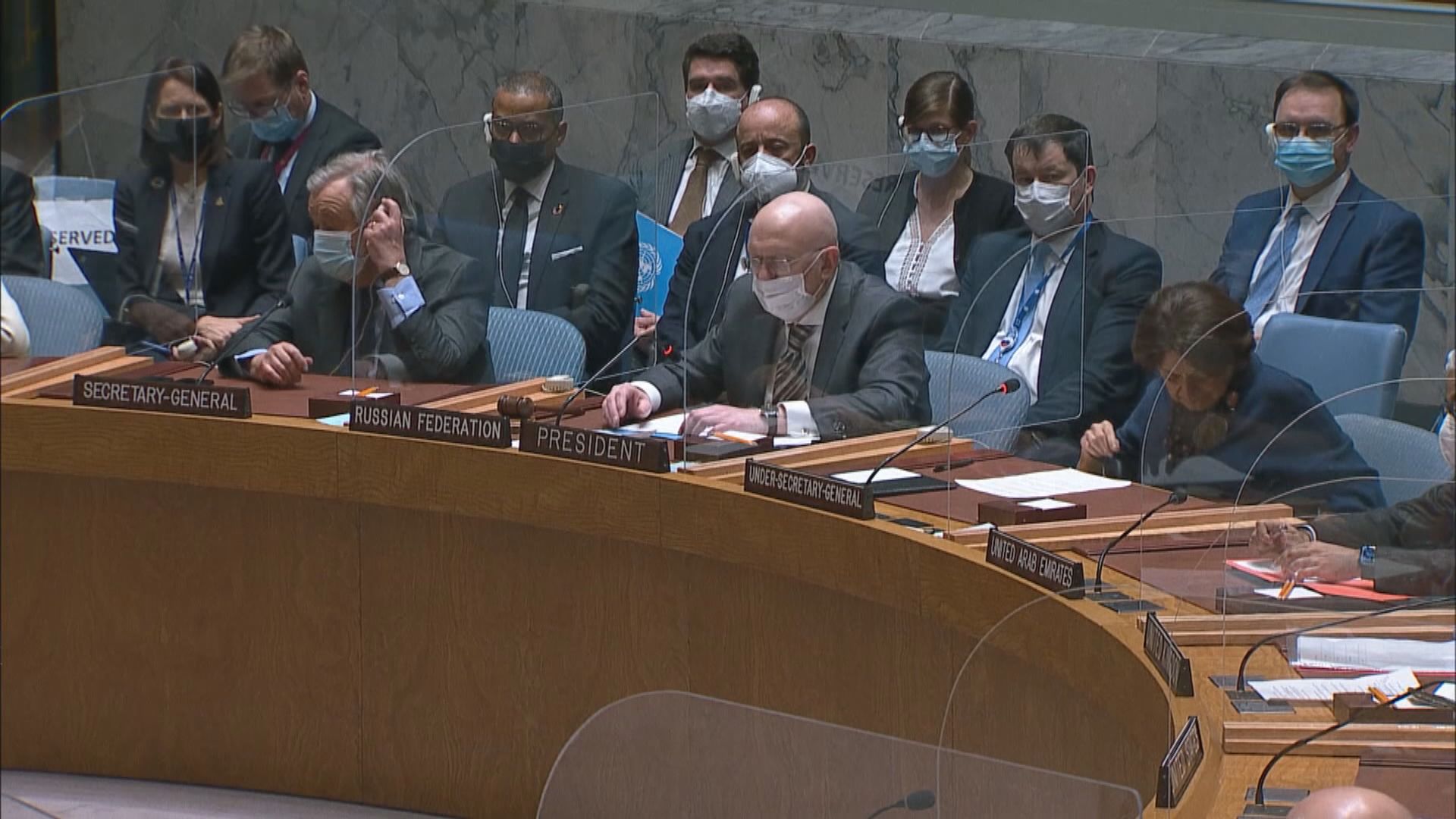 聯合國安理會就烏克蘭局勢舉行緊急會議