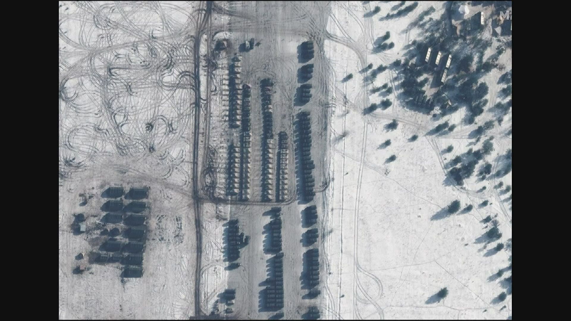 衛星圖片指俄軍再有增派部隊抵烏克蘭周邊　美國國務卿指俄隨時入侵烏克蘭