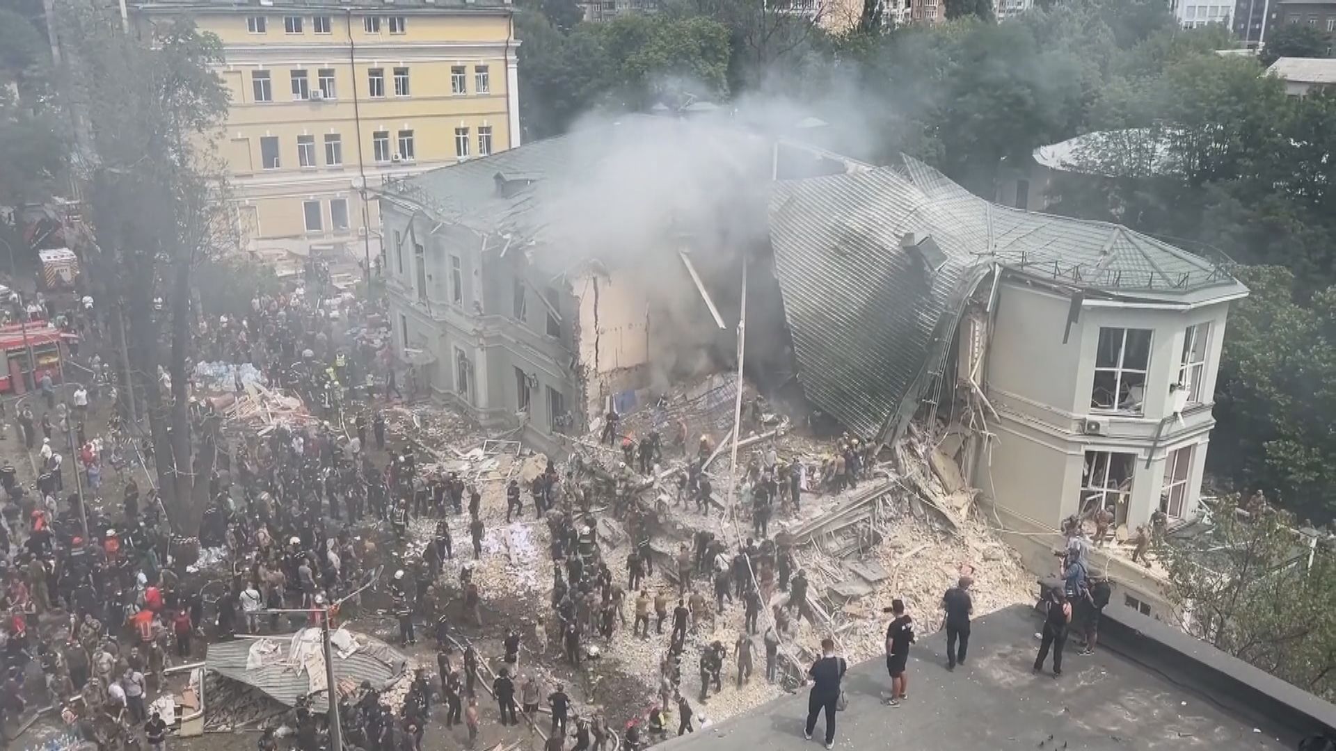 烏克蘭首都基輔及多個城市受到俄羅斯空襲 過百人死傷