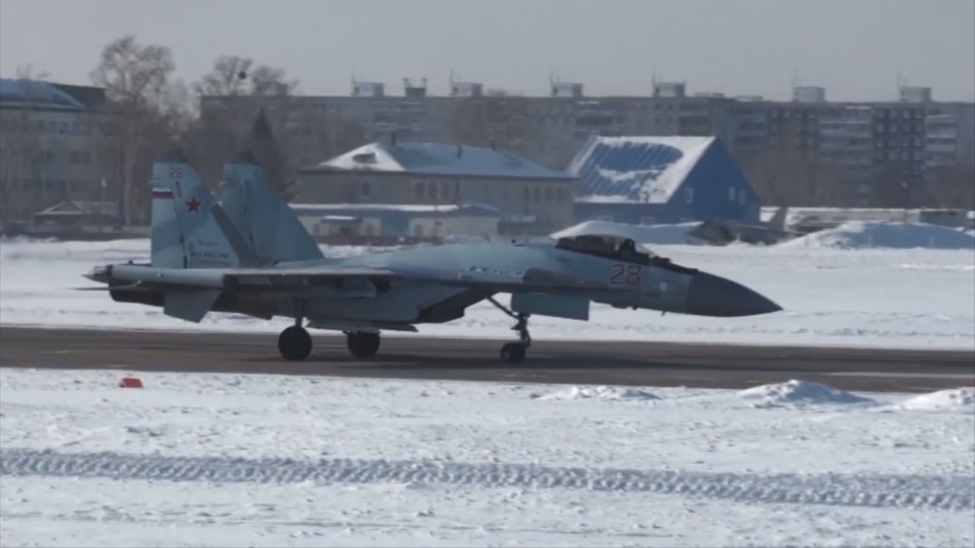俄羅斯戰鬥機出發往白俄參與聯合軍演