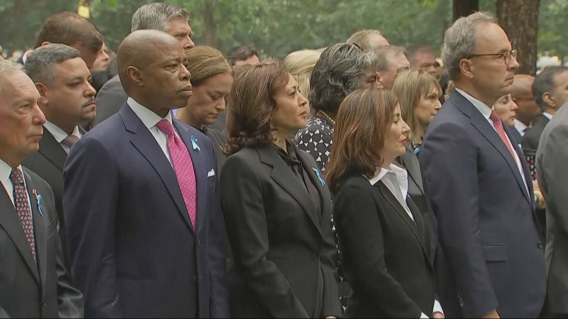 美國911恐怖襲擊二十二周年 多處舉行悼念活動