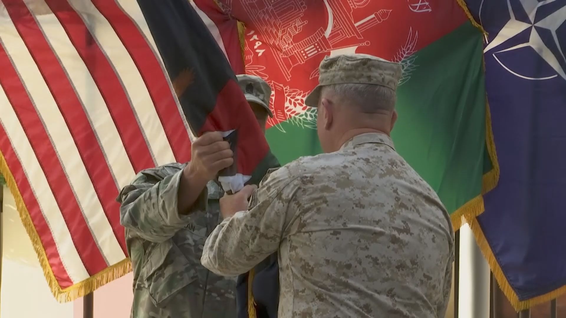 駐阿富汗美軍最高指揮官正式卸任