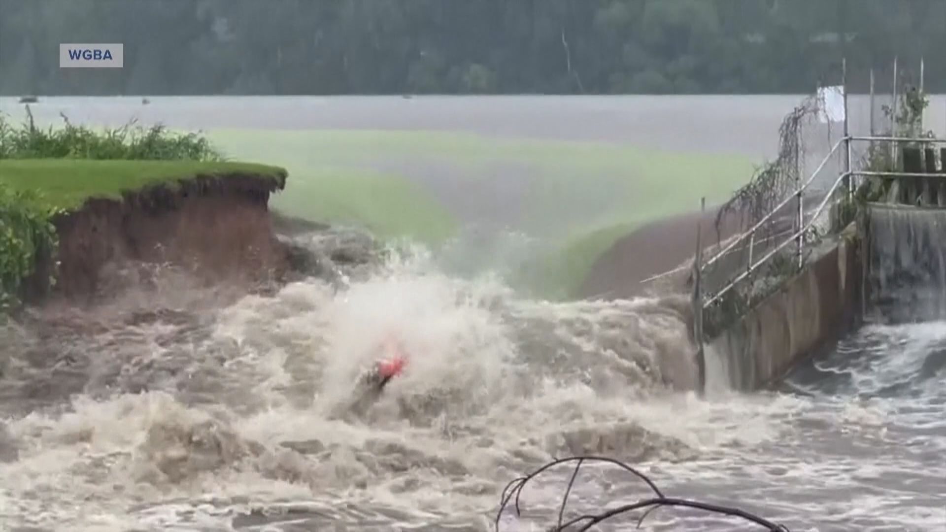 美國威斯康星州有大壩決堤 下游民眾緊急疏散