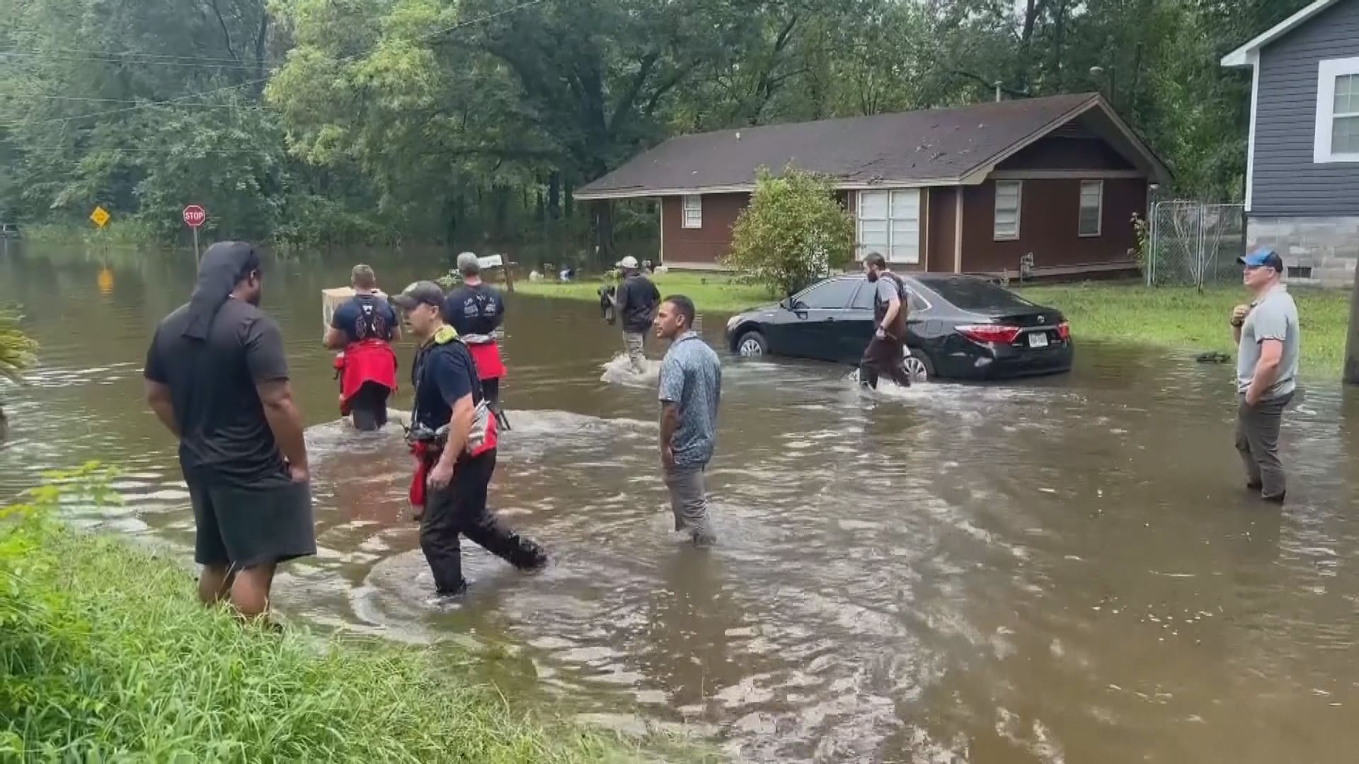 風暴黛比為佐治亞及南卡羅萊納帶來暴雨