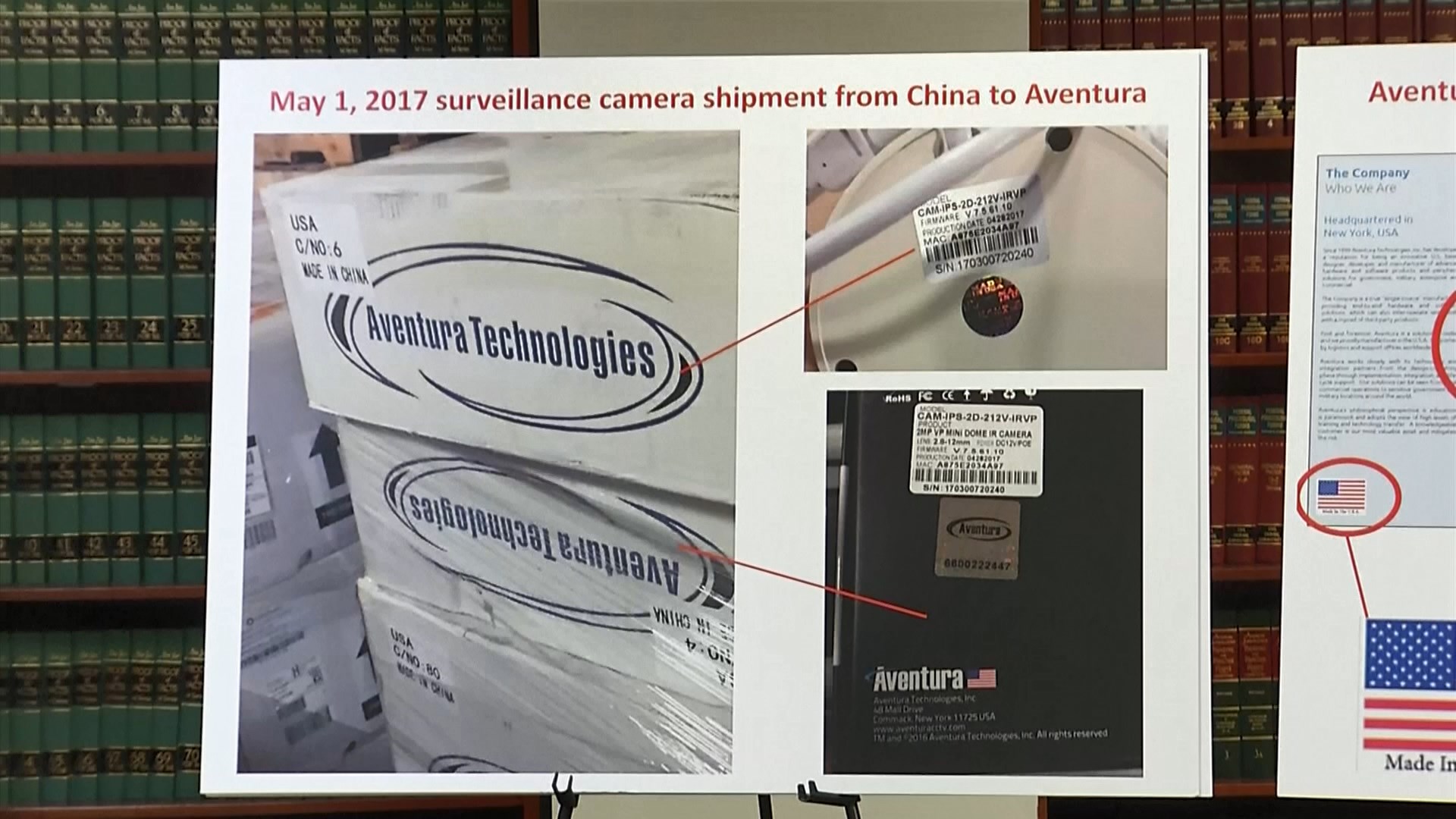 美公司涉訛稱中國保安設備為美國製遭起訴