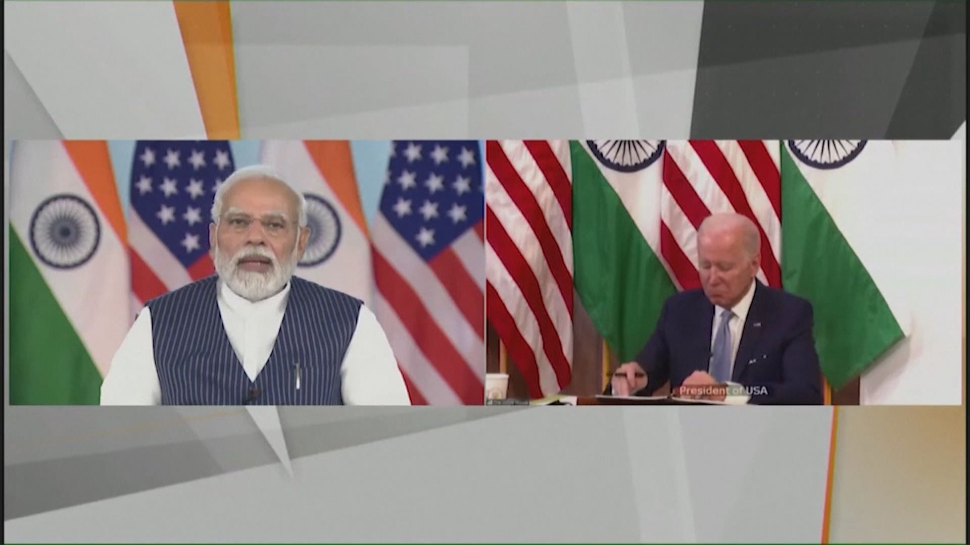 美印領袖視像對話　拜登表明增購俄石油不符印度利益