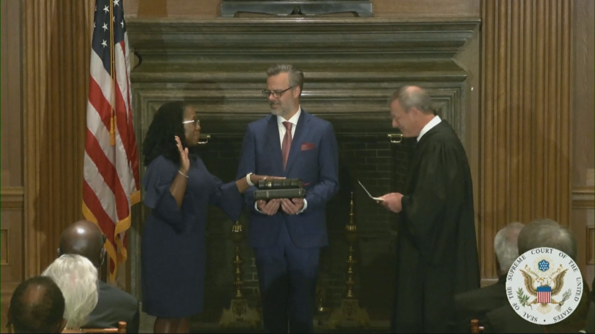 傑克遜宣誓就任美國最高法院大法官
