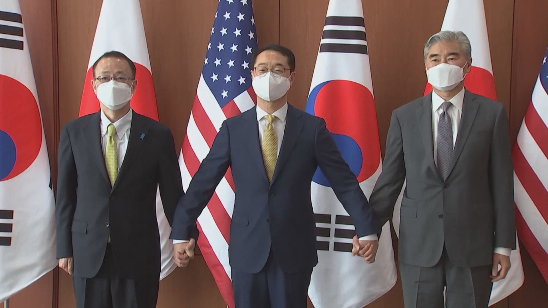 美日韓三方會談商討北韓核問題