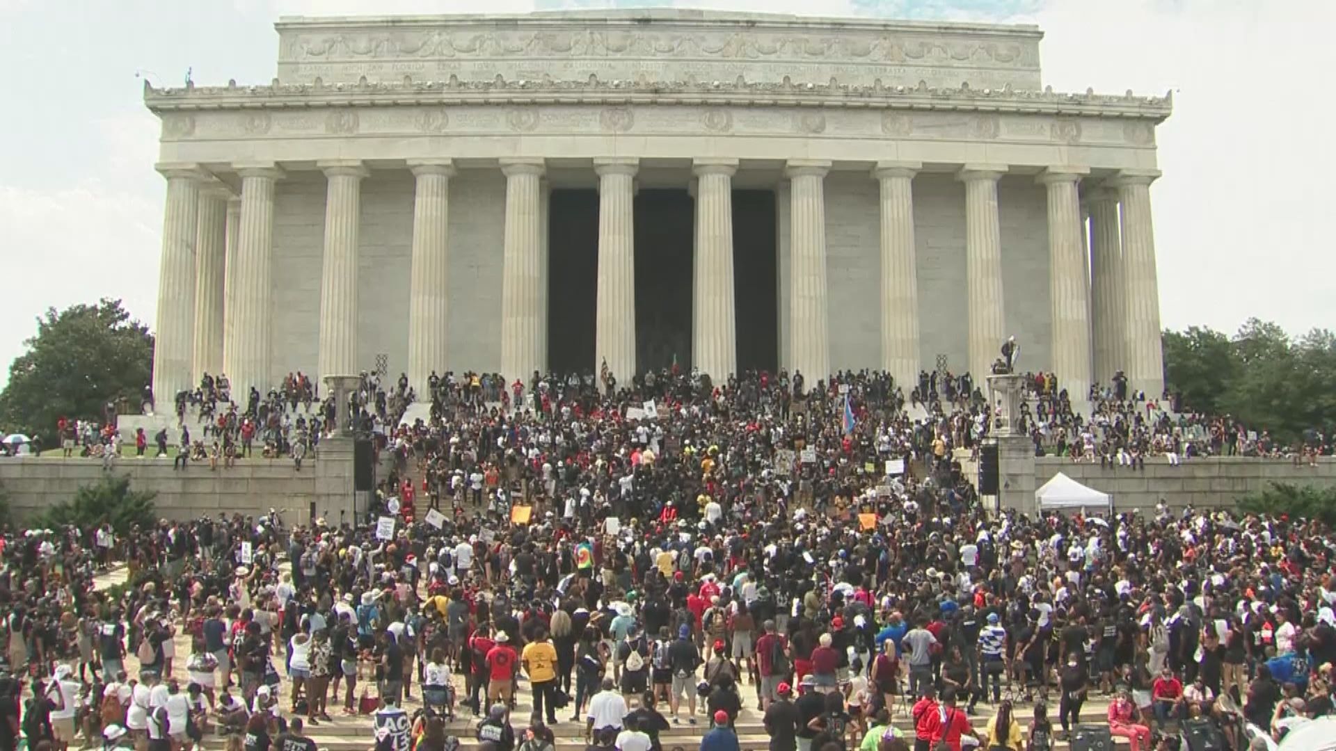 美國華盛頓數千人集會　爭取種族平等