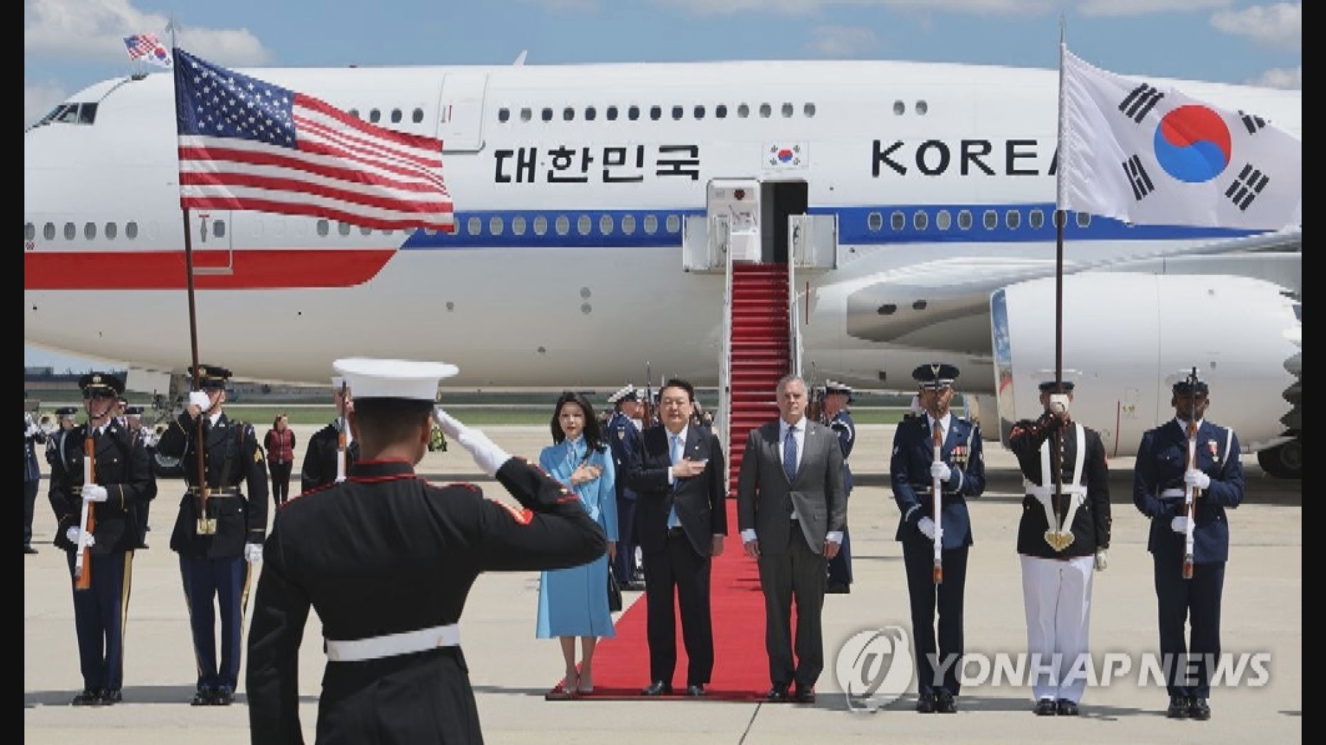 尹錫悅抵美國事訪問七天