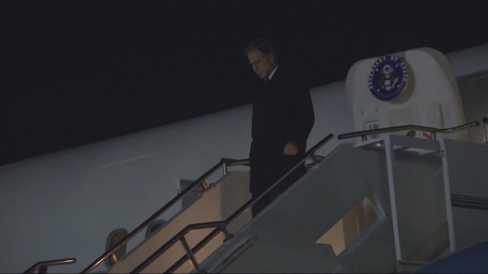 美國國務卿布林肯飛抵南韓訪問
