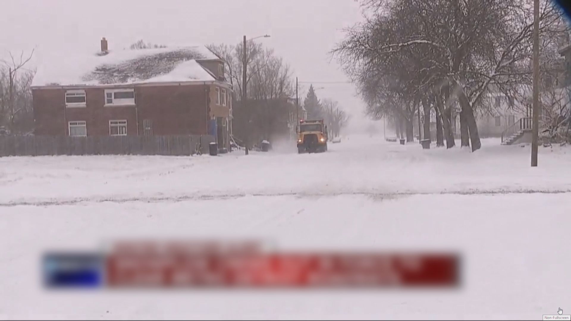 美國受冬季風暴侵襲十多個州下大雪