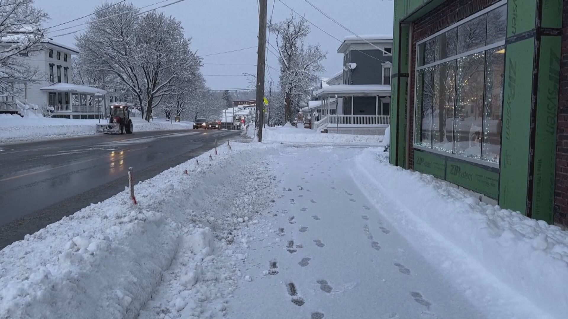 美國東北部大雪持續　大雪和嚴寒天氣料持續至下周