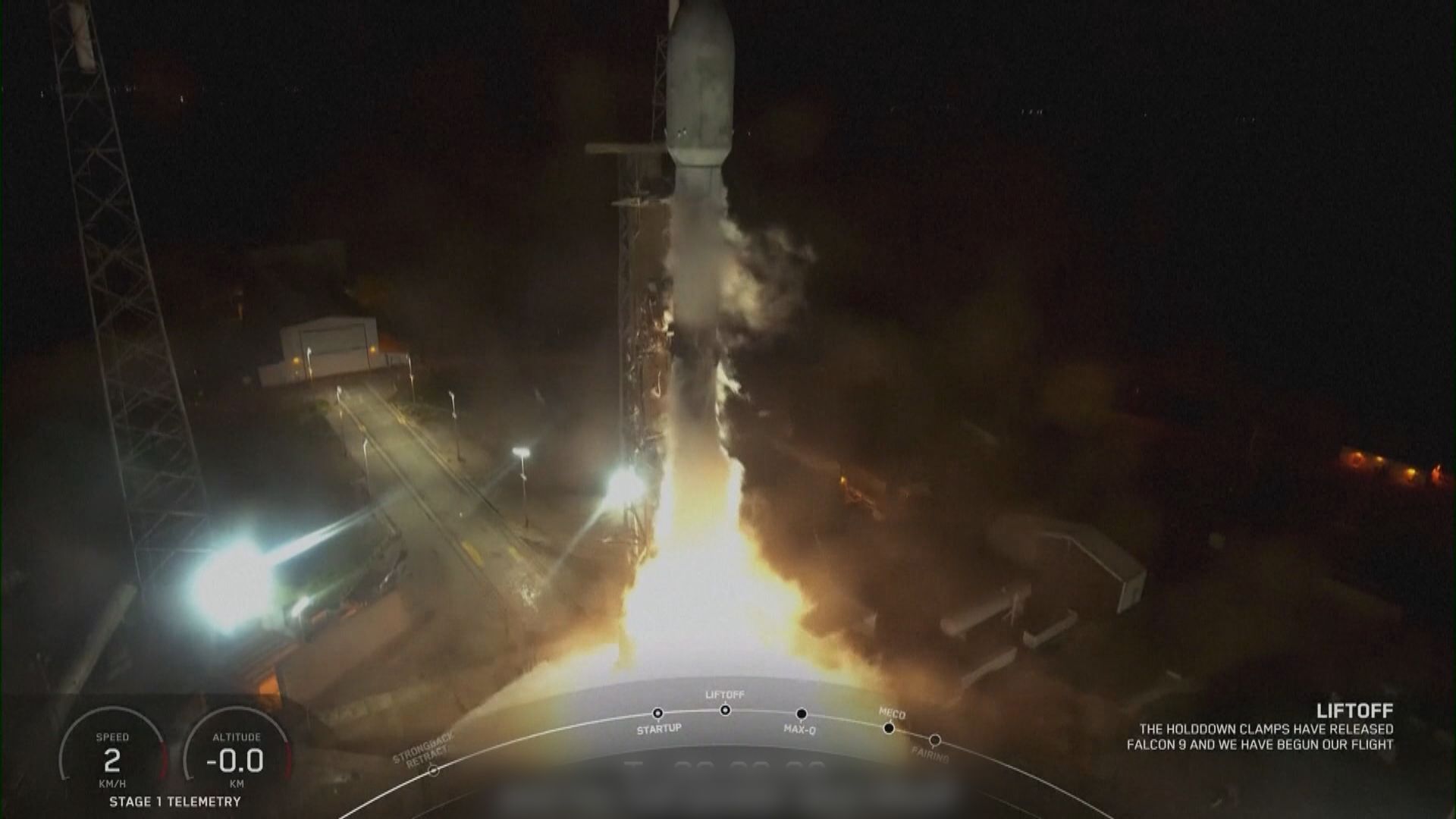 獵鷹9號將22顆星鏈衛星送上太空 兼刷新火箭復用紀錄