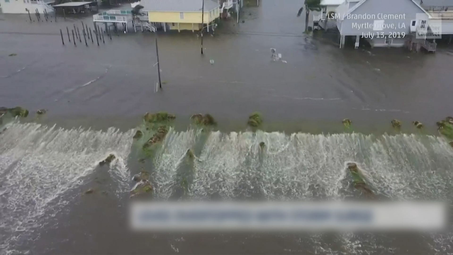 巴里吹襲美國南部　當局憂河堤崩決水浸成災