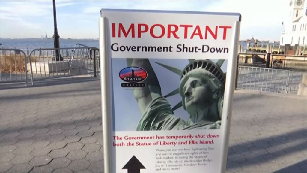 美國聯邦政府停擺　旅遊景點要關閉