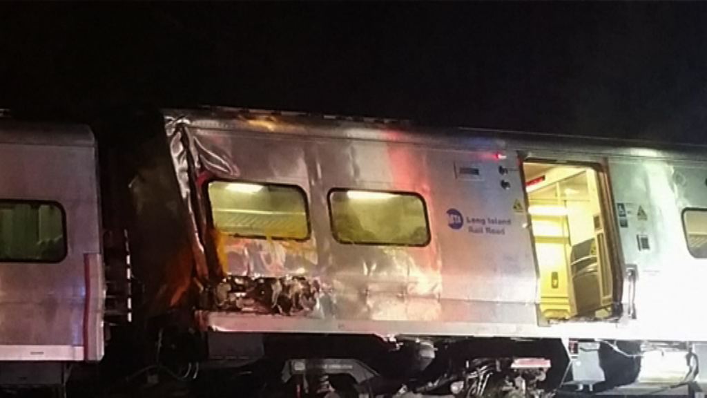 美國長島有火車出軌至少33傷