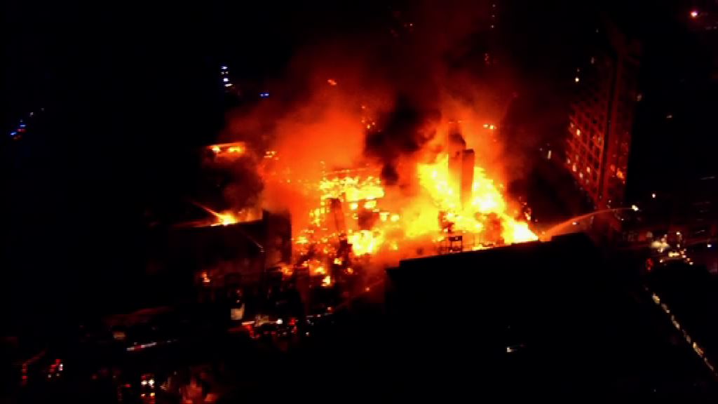 美北卡州大樓建築地盤起火