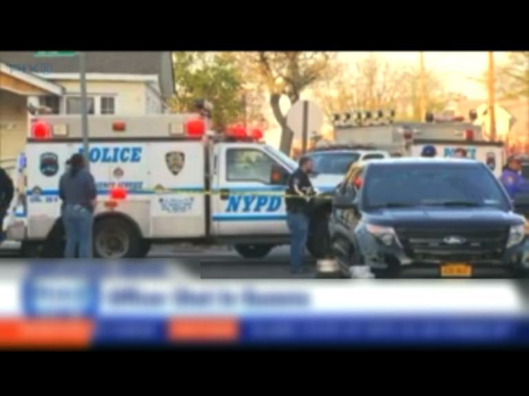 紐約有警員執勤時遭槍擊受重傷