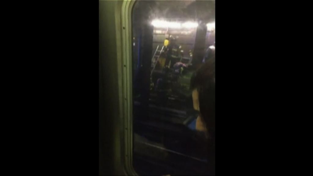 紐約地鐵列車出軌34傷