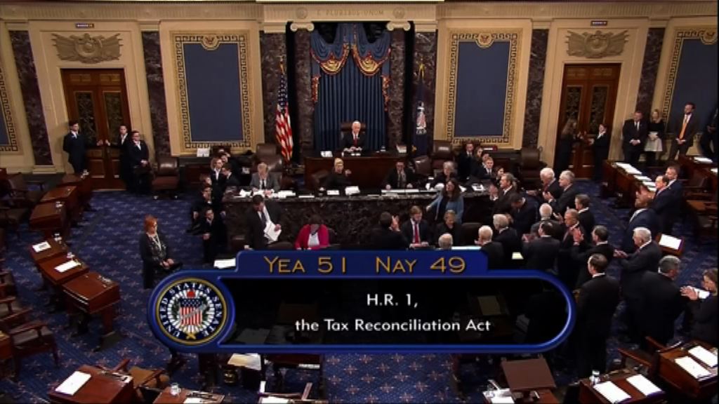 美國參議院通過減稅法案