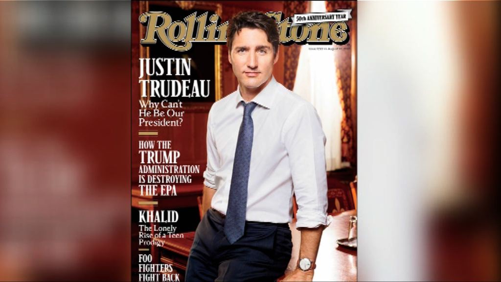 加拿大總理杜魯多登《滾石》封面