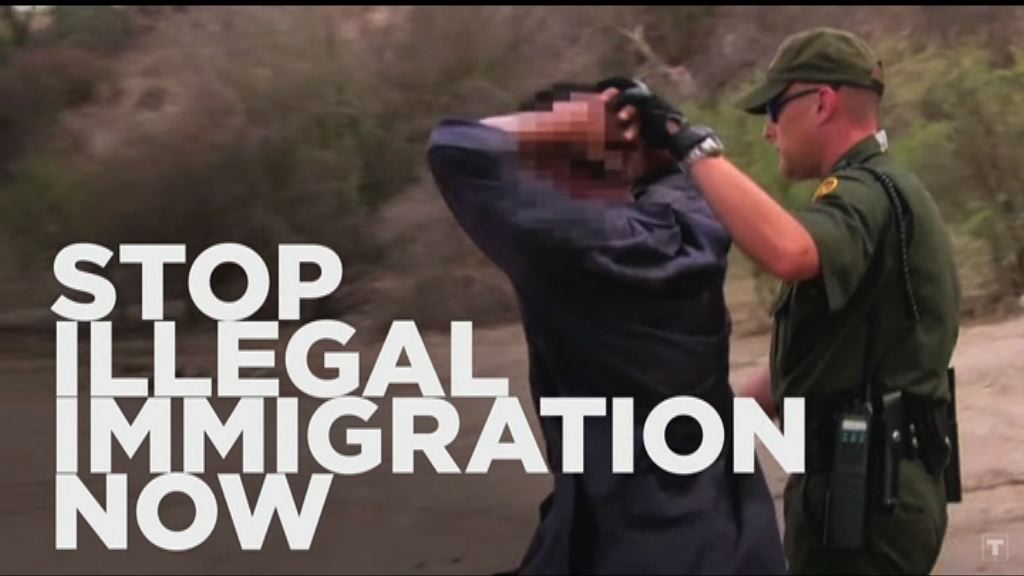 特朗普團隊發放反移民廣告短片